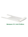 Carrier bag T-Shirt plastic white 30my 300/75x550mm 1000pc/box - 