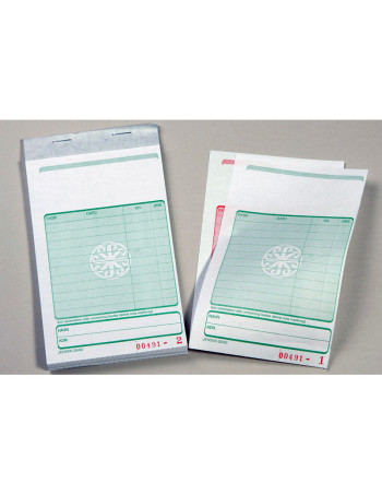 Kasseblok 2641med grøn tryk  mm