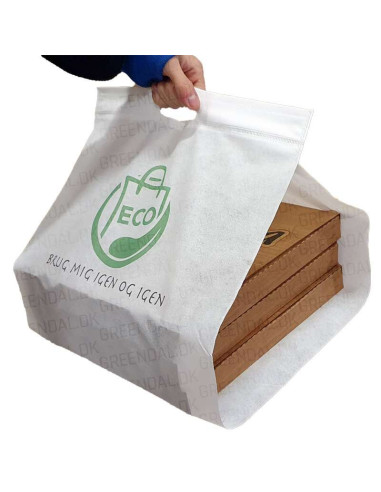 Carrier Bag Non-woven For Pizza White 6x50pc/box - 