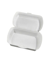 Foam Tray Thermo 1-Room White 2x125pc/Box - 