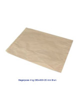 Bagerpose brun 4,0 kg.1000stk/pak - 