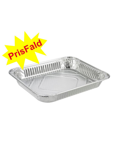 Foil tray ½ form 10x10pc/pack - 