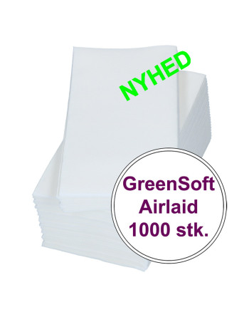 Napkin GreenSoft 40x40cm Airlaid 1/8 fold White 600pc/box - 