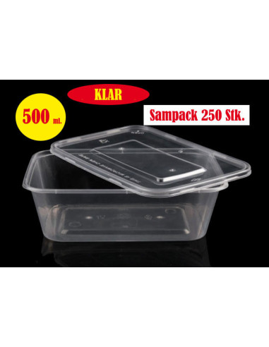 Micro Tray Ready Incl/Lid 10x50pc/Box - 