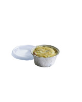 Aluminium mould w/ rolll edge 106 ml 100pc/pack - 