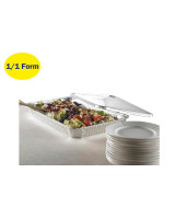 Alubakke Gastro  1/1GN 8374ml.  Kar.5x10stk/pk. - 
