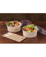 Salad bowl GD Brown/White Bowle 450-1100ml - 