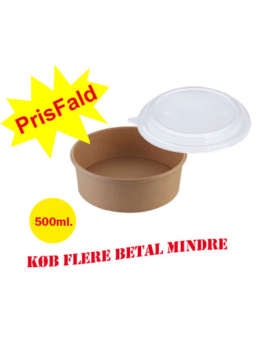 Salad bowl GD Brown Bowle 500ml. - 