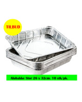 Alubakke Gastro 1/2GN 3600ml box10x10pc - 