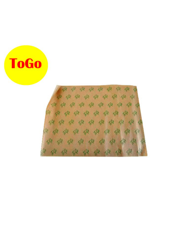 Sandwichpapir Brun ToGo 37x50 cm 45+6 gr HD Duplex - 