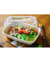 Miljøbakke Bagasse Rektangulær  950 ml