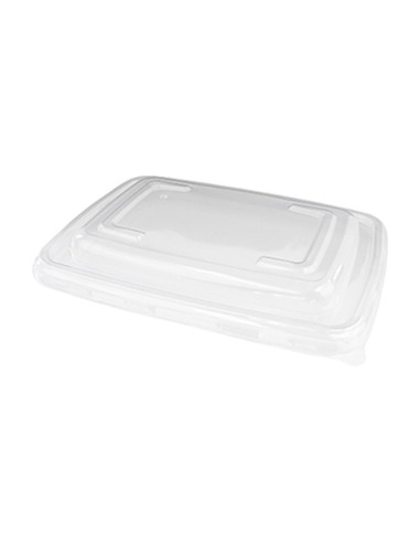 Lid t/ Bagasse Bk.Square 850ml 10x50pc/box - 