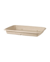 Bagasse Tray Square 850ml 10x50pc/box - 