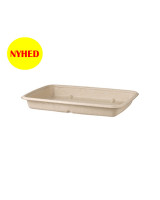 Bagasse Tray Square 850ml 10x50pc/box - 