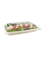 Bagasse Tray Square 850ml 10x50pc/box - 