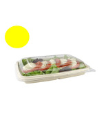 Bagasse Tray Square 850ml 10x50pc/box - 