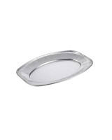 Catering dish between oval 43x29x2.5cm smooth 10pc/pack - 