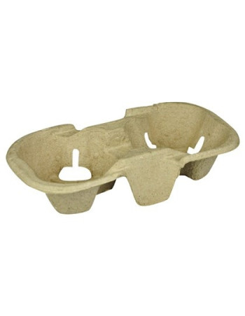 Cup holder tray cardboard for 2 cups 6x90pc/box - 