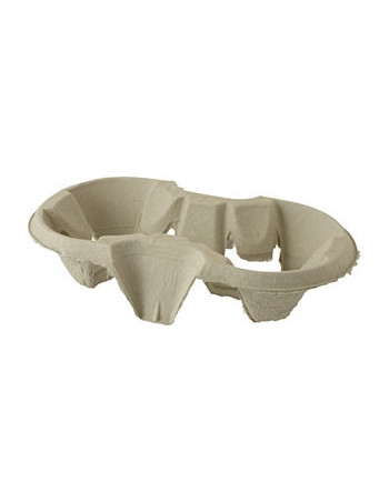 Cup holder tray cardboard for 2 cups 6x90pc/box -  2