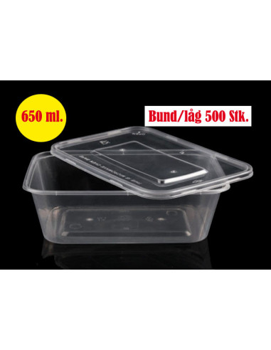 Micro Tray Ready Incl/Lid 10x50pc/Box - 