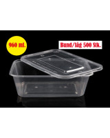 Micro Tray Ready Incl/Lid 10x50pc/Box - 