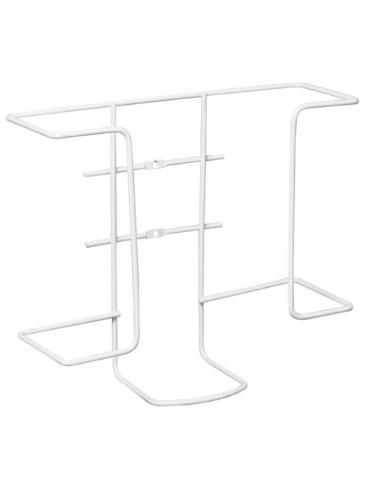 Glove rack white metal universal for 2 box - 