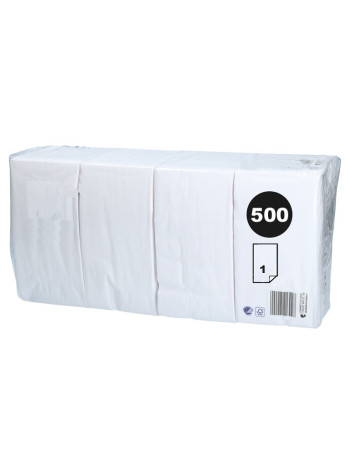 Napkin Art 33x33cm 1-layer 1/8 fold White 4000pc/box - 
