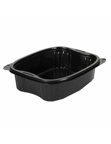 Tray 1-room 840ml Black 240pc/box - 