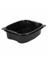 Tray 1-room 840ml Black 240pc/box - 