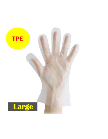 Handsker TPE L transparent 2