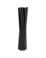 Straws thick u/crack Green Ø8x25cm 250pc/pack - 