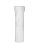 Straws Red/White Striped m/crack single packaged 24cm 500pc/pack - 
