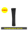 Straw X-thick u/crack Black Ø8x24cm 250pc/pack - 