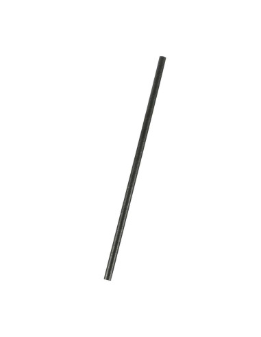 Sugerør Papir Sort lige Ø6x20,5cm 250stk/pak - 