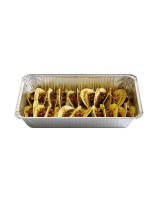 Foil tray w/ rolll edge 10250 ml.  10pc/pack - 