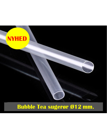 Bubble Tea Genanvendelige sugerør Ø12mm