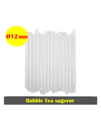 Straws reusable Bubble Tea Clear u/crack Ø12x24cm 250pc/pack -  2