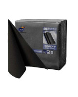 Napkin DuniSoft 40x40cm Airlaid 1/4 fold Black 720pc/box - 