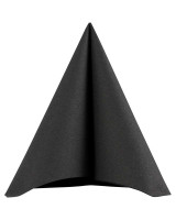 Napkin DuniSoft 40x40cm Airlaid 1/4 fold Black 720pc/box - 