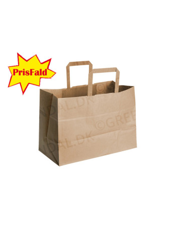 Carrier bag Paper 17L Brown 250pc/box -  2
