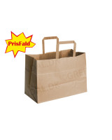 Carrier bag Paper 17L Brown 250pc/box - 