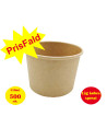 Soup/Deli Bowl Nature Cardboard Brown 350-960ml 20x25pc/box - 