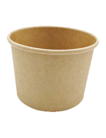 Soup/Deli Bowl Nature Cardboard Brown 350-960ml 20x25pc/box -  2