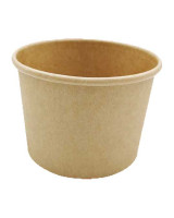 Soup/Deli Bowl Nature Cardboard Brown 350-960ml 20x25pc/box - 