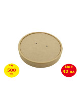 Soup/Deli Bowl Nature Cardboard Brown 950ml 20x25pc/box - 