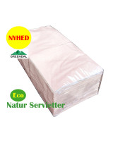 Serviet GoGreen 33x33cm 2-lags 1/4 fold Natur