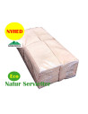 Napkin Eco Nature 33x33cm 2-layer 1/8 fold  2000pc/box - 