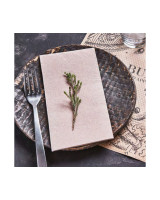 Napkin GoGreen 20x20cm 1-layer 1/4 fold Nature Eco 60x100pc/box - 