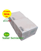 Napkin GoGreen 33x33cm 2-layer 1/4 fold Nature Eco 3500pc/box - 