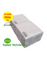 Napkin GoGreen 33x33cm 2-layer 1/4 fold Nature Eco 3500pc/box - 